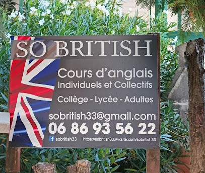 So British, Cours d'Anglais à Mios